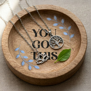 Healing Adjustable Rhodium Plated Necklace
