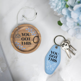 You Got This Vegan Leather Keychain