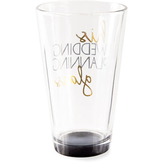 His Glass 16 oz Pint Glass Tumbler