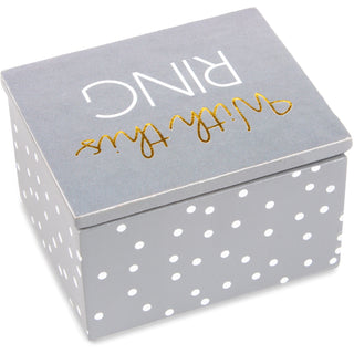 Ring 2.25" x 2" x 1.5" MDF Keepsake Box