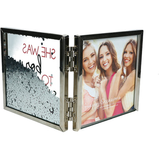 Born to Sparkle 4.75" Hinged Sentiment Frame