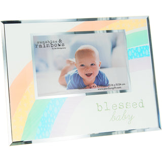 Blessed Baby 9.25" x 7.25" Frame (Holds 6" x 4" Photo)