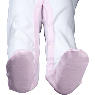 My Sunshine 0-6 Months Pink Trimmed Sleeper