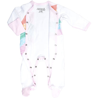 My Sunshine 0-6 Months Pink Trimmed Sleeper