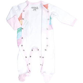 My Sunshine 0-6 Months Pink Trimmed Sleeper