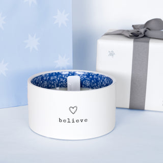 Believe 10 oz 100% Soy Wax Reveal, Triple Wick Candle Scent: Tranquility