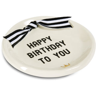 Happy Birthday 4.25" Diameter Round Keepsake Dish