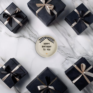 Happy Birthday 4.25" Diameter Round Keepsake Dish