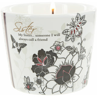 Sister 8 oz Soy Wax Candle
Scent: Tranquility