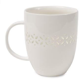 Gorgeous 24 oz Pierced Porcelain Cup