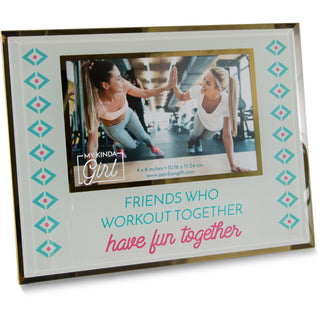 Friends Who Workout 9.25" x 7.25" Frame (Holds 6" x 4" Photo)