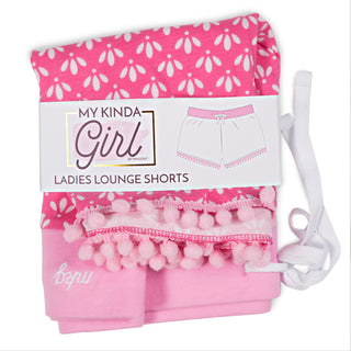 Girly Girl Pink Ladies Lounge Shorts