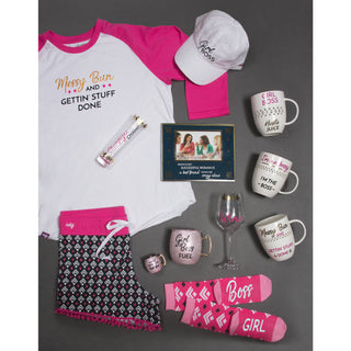 Boss Girl S - 3/4 Length Sleeve Ladies T-Shirt