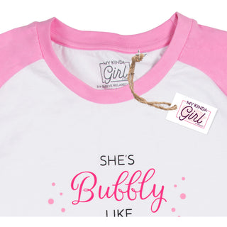 Girly Girl S - 3/4 Length Sleeve Ladies T-Shirt
