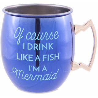 Mermaid 20 oz Stainless Steel Moscow Mule