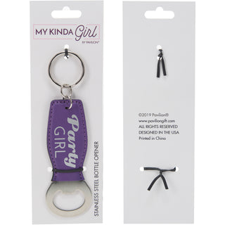 Party Bottle Opener Keyring