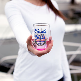 Have More Fun 18 oz Stemless Wine Glass