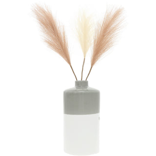 Heart 7" Vase with Pampas Grass