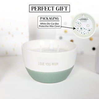 Love You Mom 11 oz - 100% Soy Wax Reveal Double Wick Candle
Scent: Tranquility
