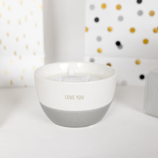 Love You 11 oz - 100% Soy Wax Reveal Double Wick Candle
Scent: Tranquility