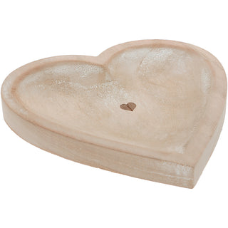 Heart 7" Wood Dish