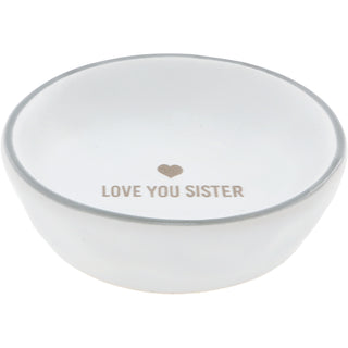 Love You Sister 2.5" Trinket Dish