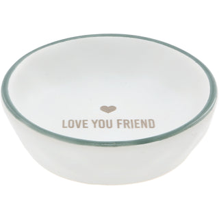 Love You Friend 2.5" Trinket Dish