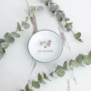 Love You Friend 2.5" Trinket Dish