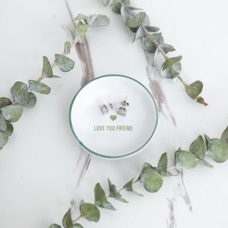 Love You Friend 2.5" Trinket Dish