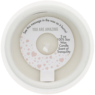 Love You Mom 2 oz - 100% Soy Wax Reveal Candle
Scent: Tranquility