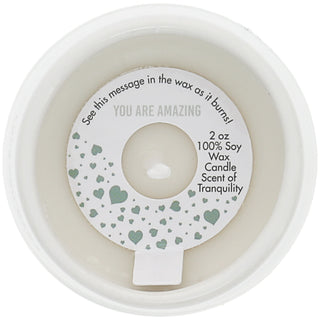 Love You Nana 2 oz - 100% Soy Wax Reveal Candle Scent: Tranquility