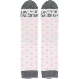 Love You Daughter Slipper Sock Gift Set