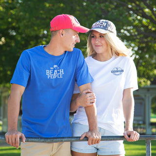 Beach People Small Blue Unisex T-Shirt