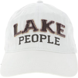 Lake People White Adjustable Hat