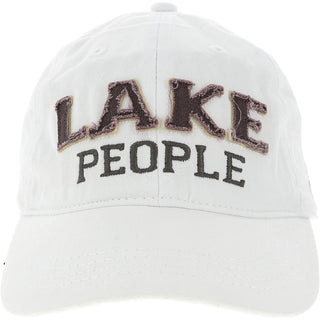 Lake People White Adjustable Hat