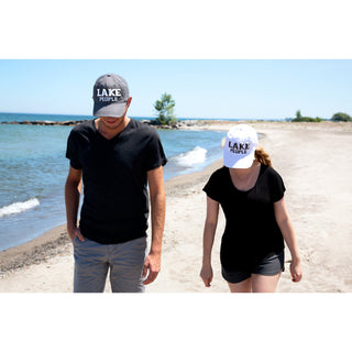Lake People White Adjustable Hat