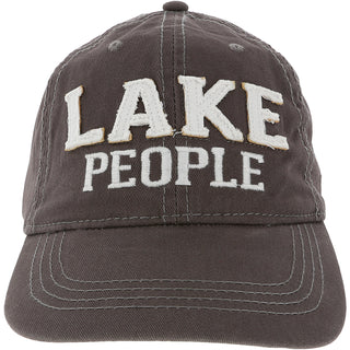 Lake People White Adjustable Hat