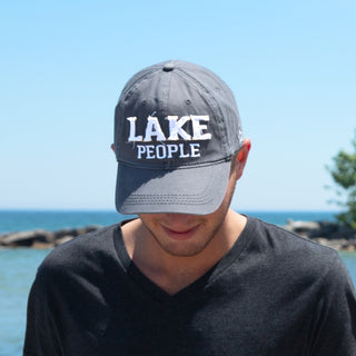 Lake People White Adjustable Hat