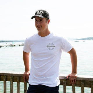 Lake People White Adjustable Hat