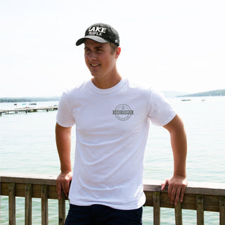 Lake People White Adjustable Hat