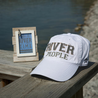 River People White Adjustable Hat