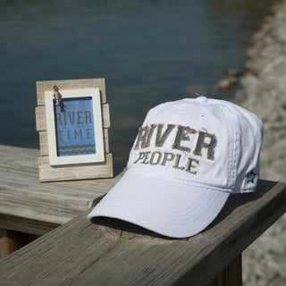 River People White Adjustable Hat