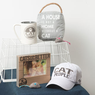 Cat People White Adjustable Hat