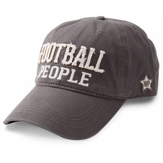Football People Dark Gray Adjustable Hat