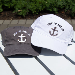 Livin' The Boat Life   Adjustable Hat