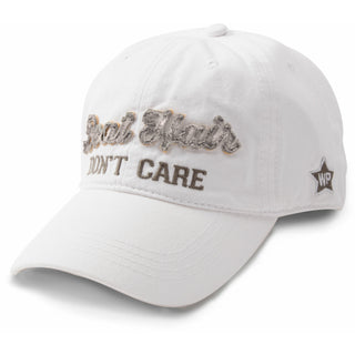 Boat Hair White Adjustable Hat