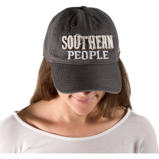 Southern People Dark Gray Adjustable Hat