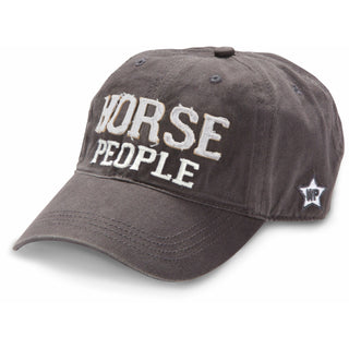 Horse People Dark Gray Adjustable Hat