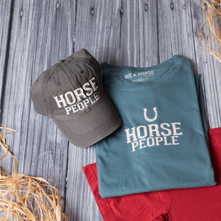 Horse People Dark Gray Adjustable Hat