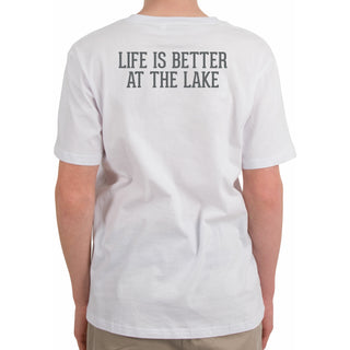 Lake People Double Extra Large White Unisex T-Shirt